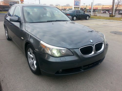 2004 bmw 530i luxury sedan runs and drives great no reserve salvage title