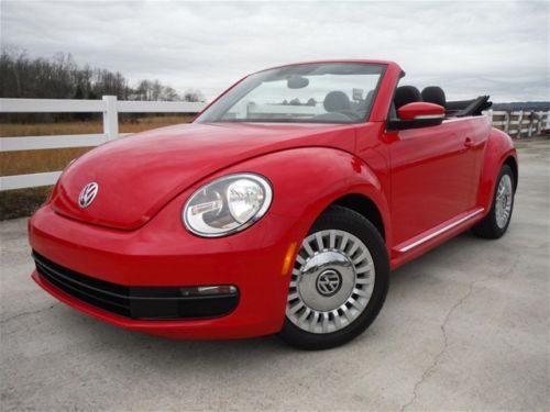 Tornado red coupe automatic 6-speed convertible vw bug