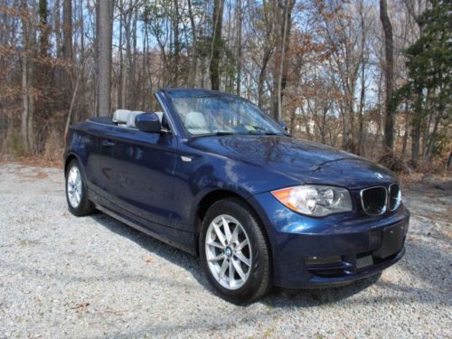 Convertible luxury  blue ext gray int bluetooth heated leather excellent cond