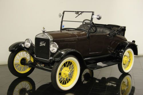1926 ford model t runabout roadster rumble seat restored 12 volt upgrades