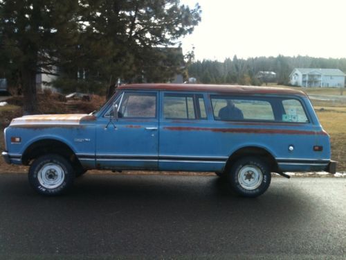 1972 chevrolet suburan, factory automatic, 4wd