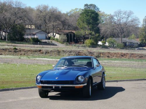 1971 datsun 240z - recently restored - original blue plate california car