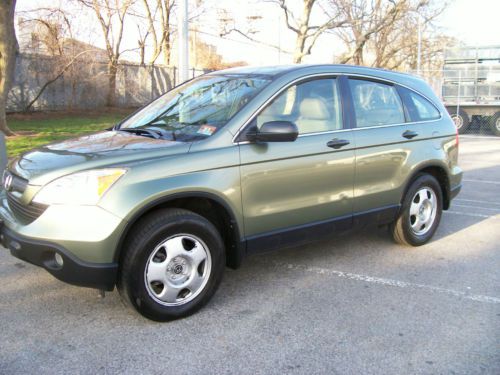 2007 honda cr-v lx sport utility 4-door 2.4l one owner clean title no accidents
