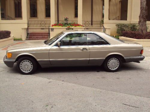 1986 mercedes 560sec rare color combo very clean over $70,000 new &#034;no reserve&#034;