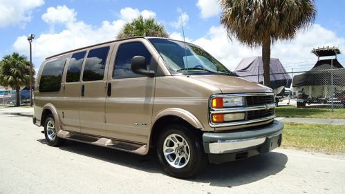 2000 chevy express conversion van , dvd , tv , extra clean , florida