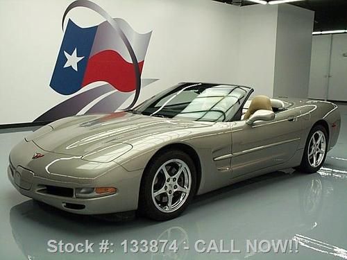 2001 chevy corvette convertible 6speed ride control 16k texas direct auto