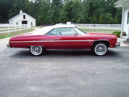 Gorgeous unrestored 1975 chevy caprice classic