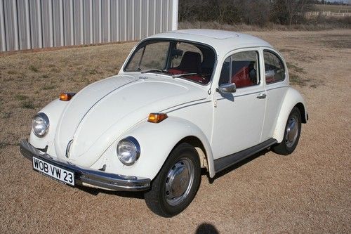 1970 vw beetle sunroof car! no rust! runs awesome!  extras! must see!!