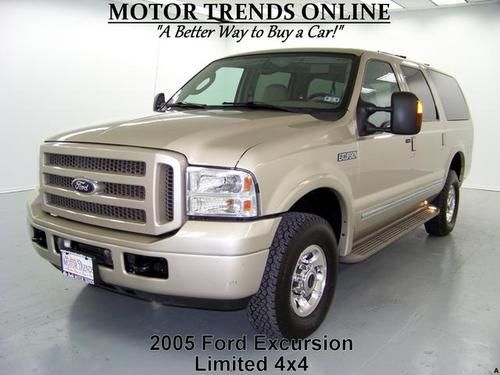 4x4 limited diesel dvd leather htd seats park assist 2005 ford excursion 65k