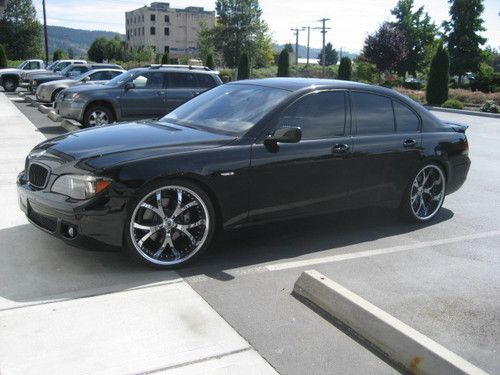 2006 bmw 750i **blk on blk** low miles** relisted from nonpayment ****