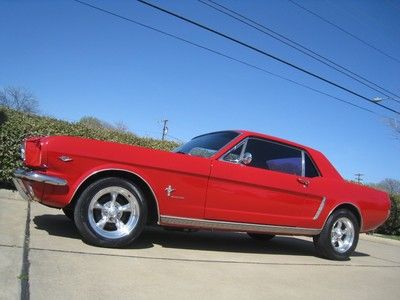 1965 ford mustang coupe 289 v8 c-code 5speed