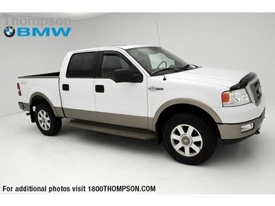 2005 ford f-150 king ranch super crew 5.4l v8 4 x 4 power sunroof bed extender