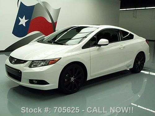 2012 honda civic si coupe 6-spd sunroof only 11k miles texas direct auto