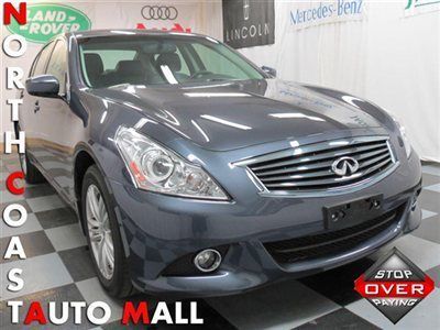 2011(11)g37x awd fact w-ty only 26k lthr back up xenon park go button cruise xm