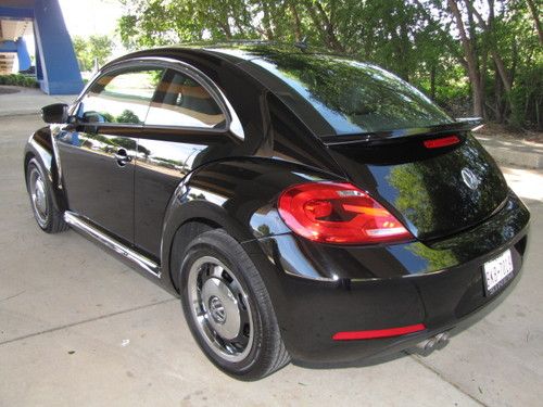 2012 volkswagen beetle 2.5l black wleather interior, for sale by owner - finance
