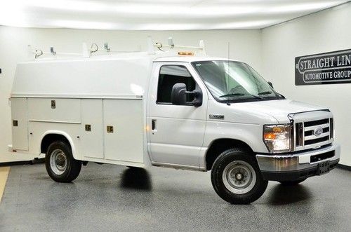 2009 ford e-350 commercial w/ rear storage great work van