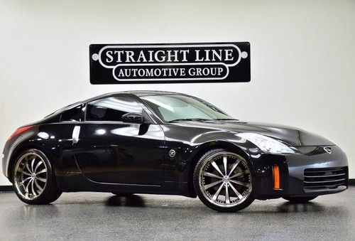 2008 nissan 350z coupe automatic leather heated seats black