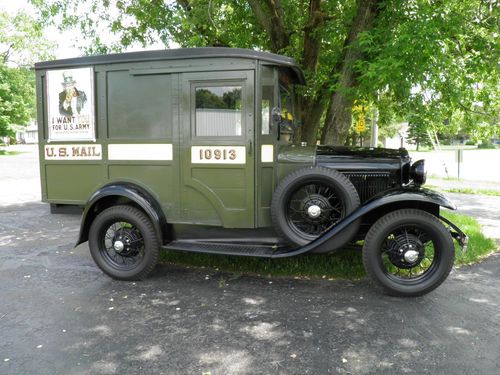 1931  ford model a us mail delivery truck #10913 extremely rare