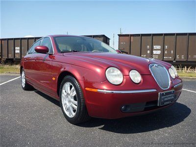 2005 jaguar s-type 3.0 red 91175 miles