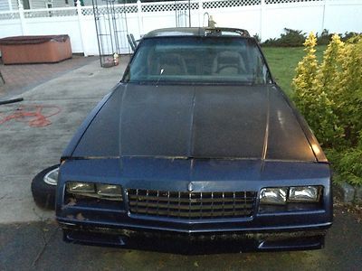 Chevy chevrolet montecarlo project car 350 engine no reserve 700 r4 transmission