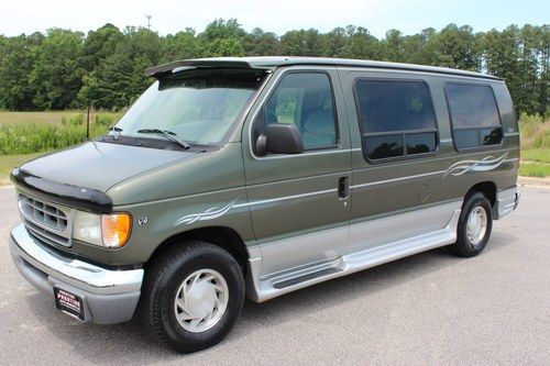 2002 ford e150 tuscany conversion van 1 owner 58k low top leather
