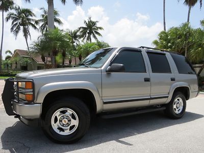 4 wheelin time-2000 chevy tahoe 4x4 z71-tow pkg-leather-no reserve-lqqk-from fl