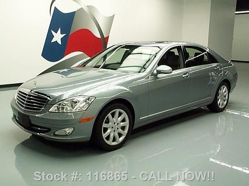 2007 mercedes-benz s550 p1 sunroof nav climate seat 19k texas direct auto