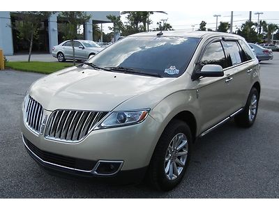 Lincoln mkx navigation bluetooth backup camera sirius one owner low miles