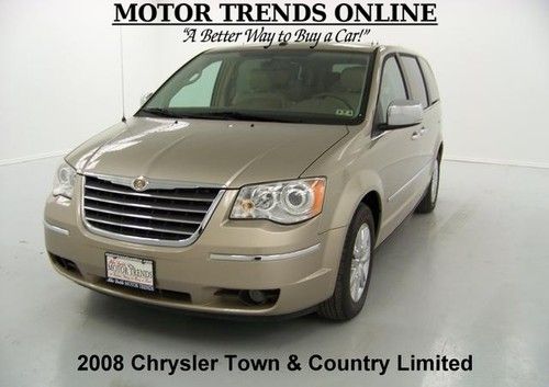 Limited navigation dvd swivel n go htd seats 2008 chrysler town &amp; country 65k