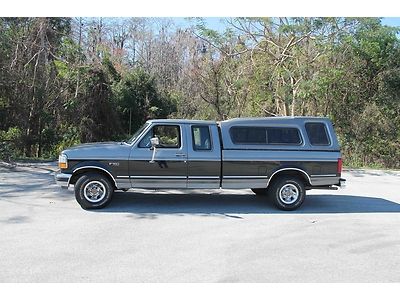 Fl one owner low miles extended cab auto 5.0 ac original cold ac topper