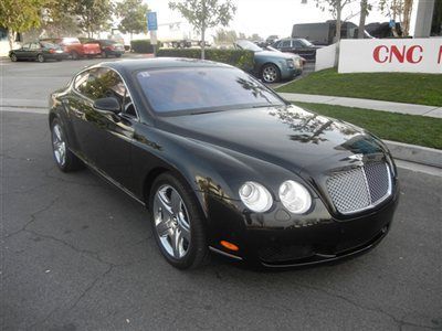 2006 bentley continental gt coupe w12 / black on tan / 3 in stock / super clean