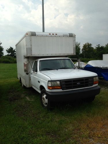 1996 ford f350 white box truck new everything! must see!!!