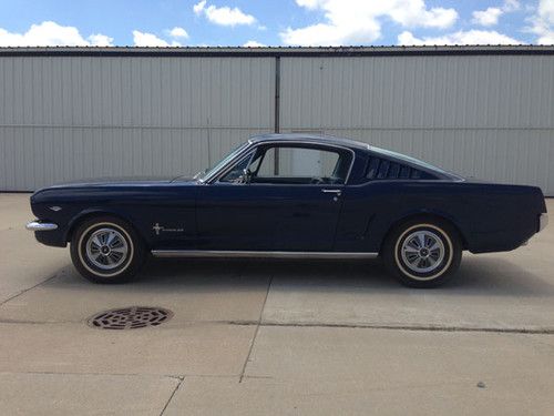1966 ford mustang fastback 289 2+2 - 22,900 original miles - knightmist blue