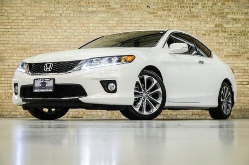 2013 honda accord coupe ex-l! one owner! two-tone leather! only 1,621 miles!