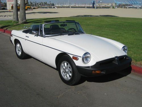 1980 mgb, 25,000 mile original california rust free car  restored, many upgrades