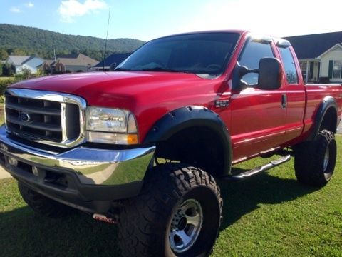 2003 ford f250 super duty lariat fx4 4x4 monster truck 8" lift low miles nr!