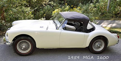1959 mga in new old english white. 1600 reworked engine, rebuilt transmission