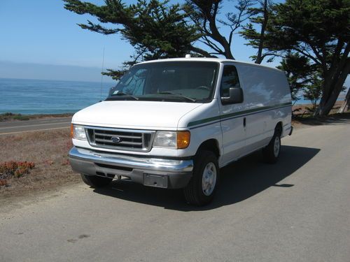 2005 ford e-250 extended cargo van 3/4 ton 5.4l - no reserve