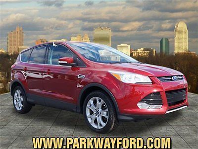 Red black leather heated seats sunroof ecoboost certified warranty my touch sync
