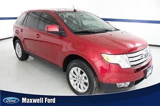 10 ford edge 4dr sel fwd sel with leather and sync, great financing available