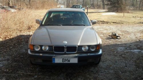 1989 bmw 750 rare only 123k actual miles v12 fast fun beautiful car $90k new