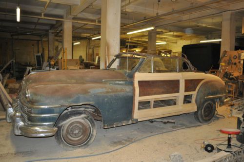 1948 chrysler town and county convertible   1949 1948 woodie woody
