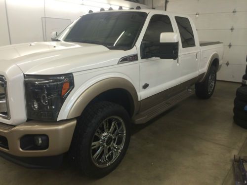 2013 ford f250 king ranch 4x4 loaded with h&amp;s and a whole lot more