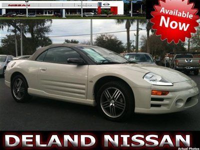 2004 mitsubishi eclipse gts spyder v6 auto leather 29k miles 1 owner *we trade*