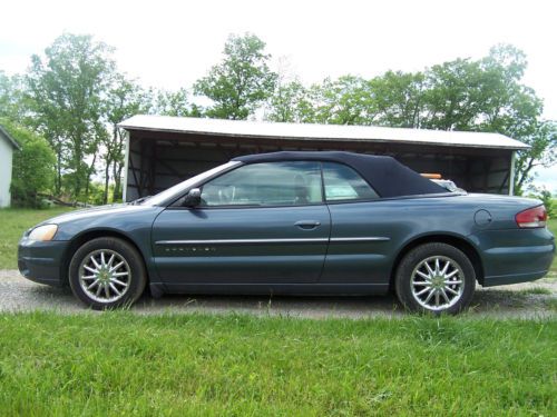 2001 chrysler sebring lxi limited convertible 2-door 2.7l