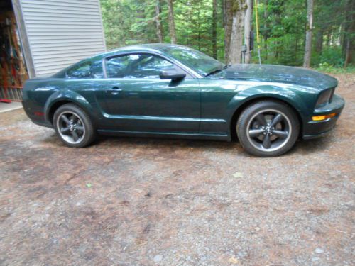 2008 ford mustang bullitt gt 4.6l  309 miles  5 speed  stored in garage  perfect