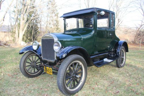1926 ford model t, &#034;doctor&#039;s coupe&#034; 2dr. 12v electrical, alternator