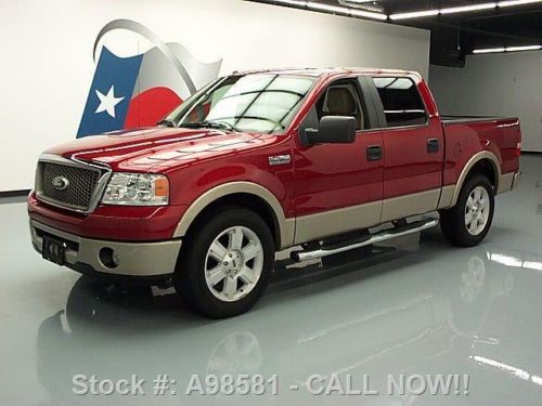 2007 ford f-150 lariat supercrew leather 20&#034; wheels 65k texas direct auto