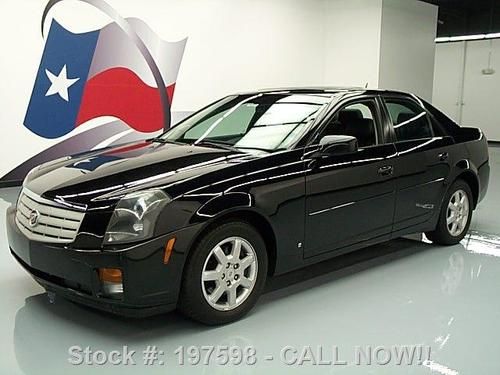 2007 cadillac cts v6 automatic leather sunroof only 59k texas direct auto