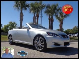 2013 lexus is 250 convertible navigation/luxury package &amp; more 111 miles $ave!
